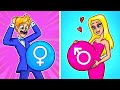 FUNNY GENDER REVEAL – BABY BOY OR BABY GIRL? || First Time Parents Avocado || Kids vs Adults