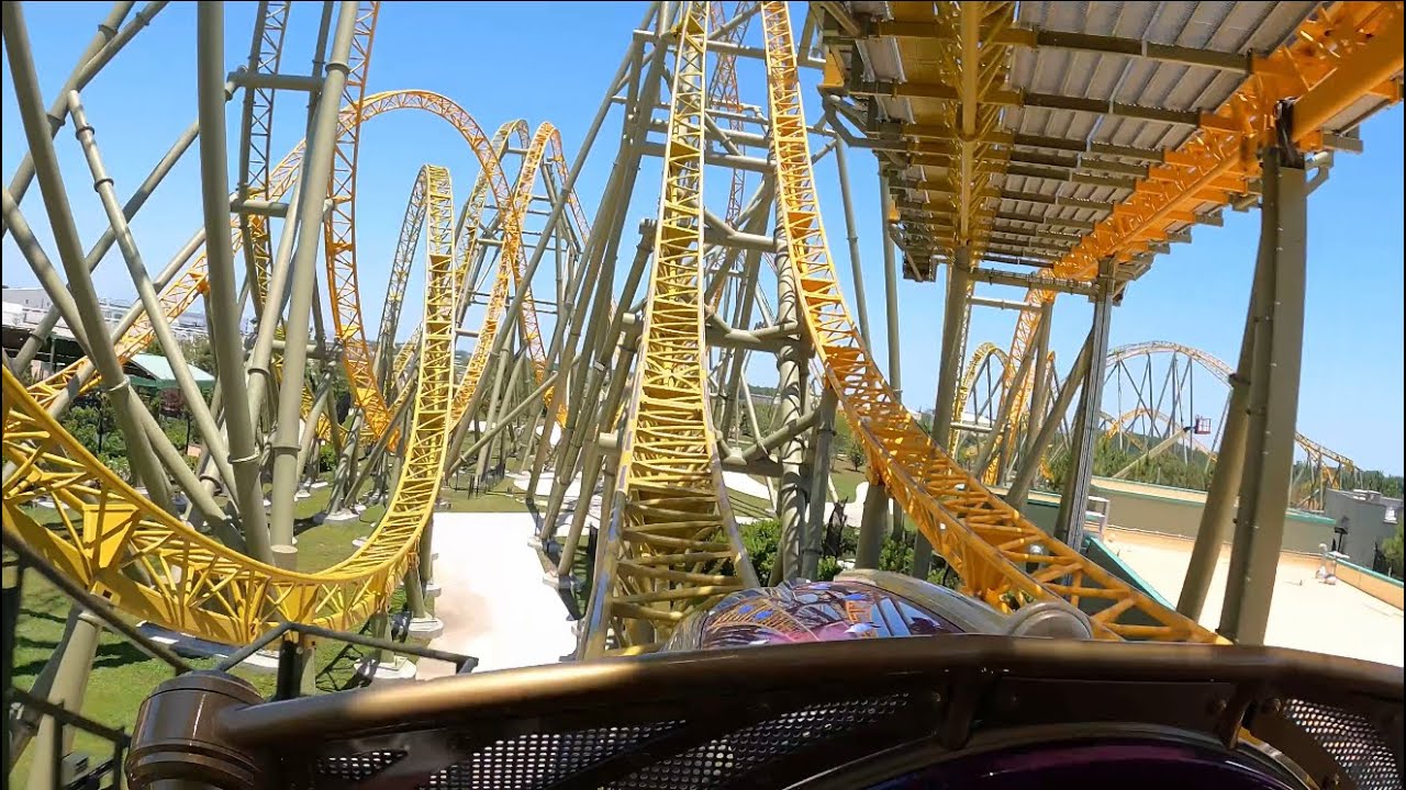 Onride: 'Stardust racers' 🎢 (Green) 4K/POV 2025 - Epic universe