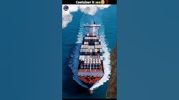Containers lost at sea🤯❓️ #factlist #facts #shortsvideo