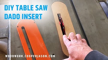 Build Your Own Table Saw Insert | for dado blades and zero clearance inserts