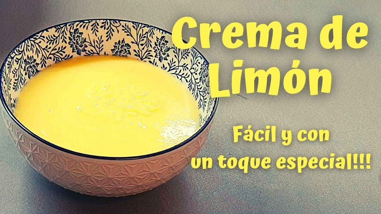 CREMA DE LIMÓN PERFECTA PARA RELLENOS!!! FÁCIL, EN 5 MINUTOS Y CON UN TOQUE ESPECIAL!!!