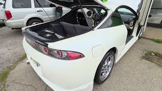 1996 Mitsubishi Eclipse GS - Fast & Furious 25th Anniversary Era Tuner Build Walk Around Doors Up.  My 96 Eclipse 2gb Conversion Is Almost Complete
