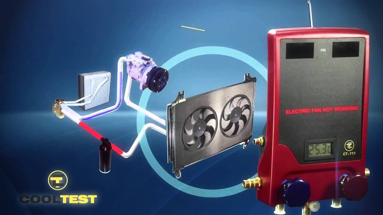 Supercool Cooltest 711 AC Diagnostic Tool YouTube