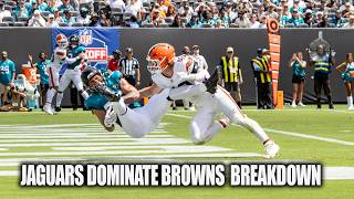JAGUARS DOMINATE THE BROWNS 34-10, BREAKDOWN