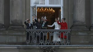 Denmark's new King greets crowd at royal residence in Copenhagen | AFP