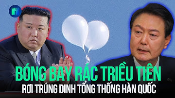 Căng thẳng liên Triều: Bóng bay mang rác của Triều Tiên rơi trúng Dinh Tổng thống Hàn Quốc | VTC1