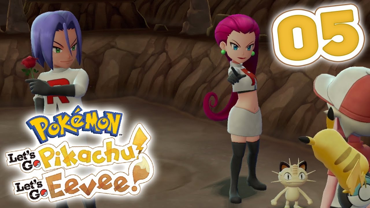 Mt Moon And Team Rocket Pokemon Let S Go Pikachu Let S Go Eevee Walkthrough Part 5 Youtube