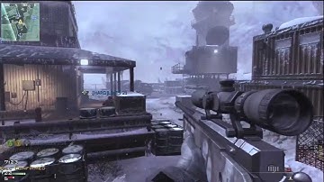 QuickScoping in Kill Confirmed on Outpost (MW3 Gameplay/Commentary)