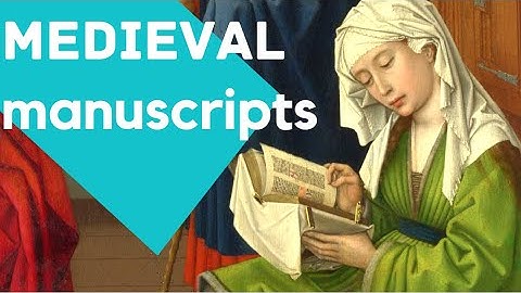 The Parts of a Medieval Manuscript