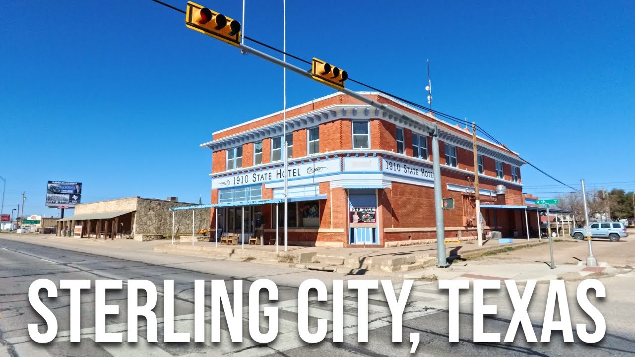 Sterling City, Texas! Drive with me through a Texas town! YouTube