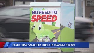 Pedestrian fatalities triple in Roanoke region: DMV