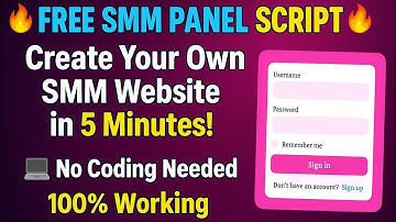 🔥 FREE SMM PANEL SCRIPT 2025 | Create Your Own SMM Website | 100% Working Tutorial 💻