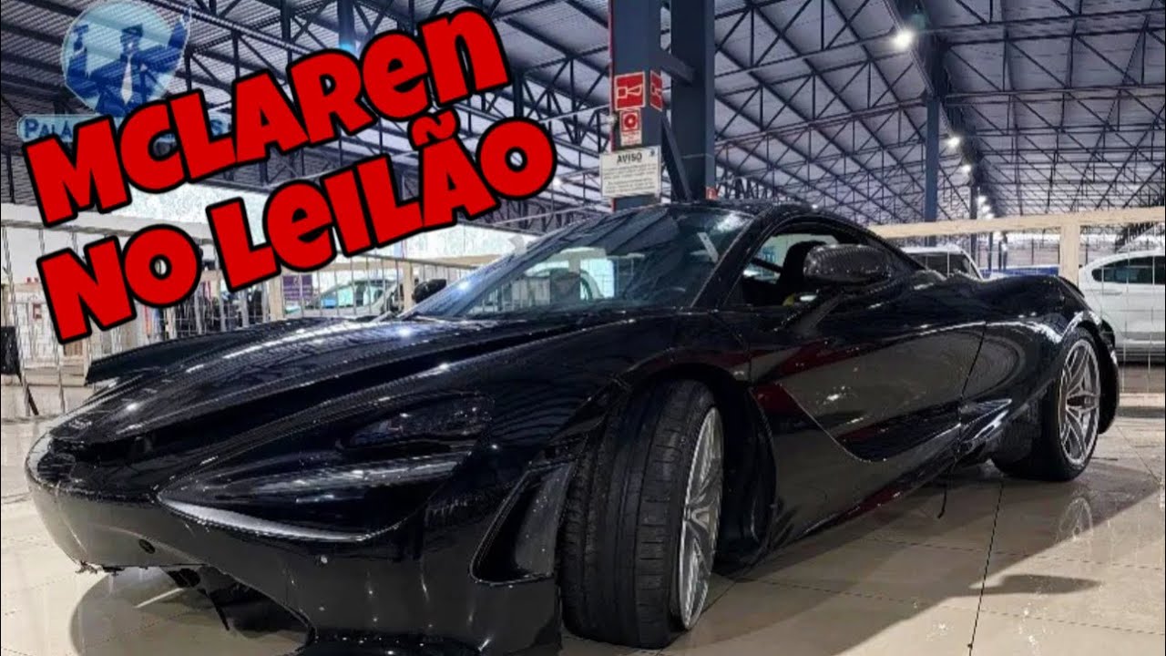 ESSA MCLAREN 720S ESTÁ FUNCIONANDO, VAI A LEILÃO E PODE SER SUA!!!