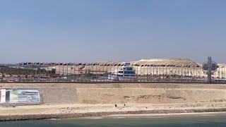 Проходим Суэцкий канал / Место аварии контейнеровоза Эвер Гивен / Египетский базар на судне