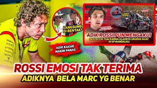 ROSSI FURIOUS🔥CAN'T ACCEPT LUCA MARINI DEFENDING MARC MARQUEZ OVER BEZZECCHI~IMMEDIATELY SNAPS AT...