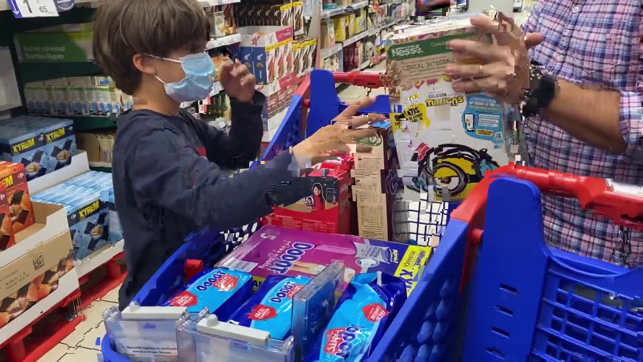 La compra en el super de una familia numerosa con 7 hijos (Parte 2)