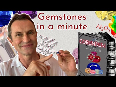 Gemstones in a minute:episode 3. All about CORUNDUM: Ruby and Sapphire.Study Gemology with Yavorskyy