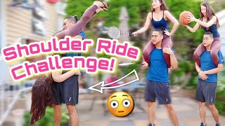 Couple Shoulder Ride Challenge International Couple Lift And Carry Youtube