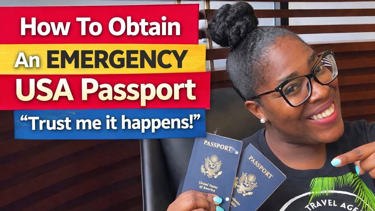 How To Get Your USA Emergency Passport If You Need It!