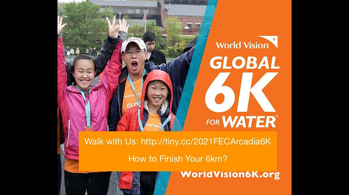 Cuộc thi global 6k for water là gì