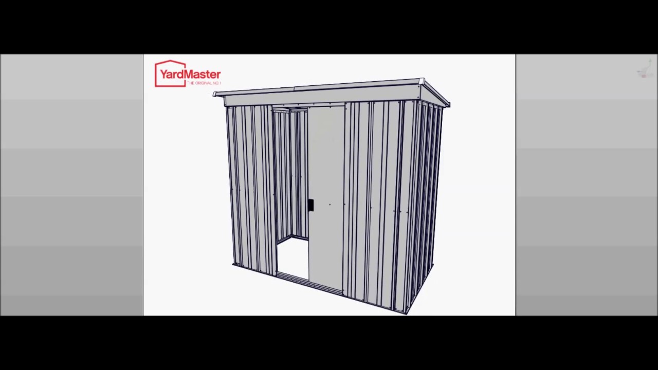 Video Assembly: All Store All Pent PZ Metal Sheds - YouTube