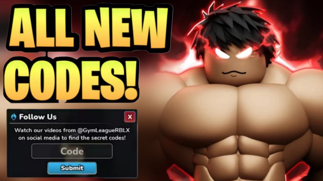 NEW ALL WORKING UPDATE CODES FOR GYM LEAGUE IN JANUARY 2026 ROBLOX 
