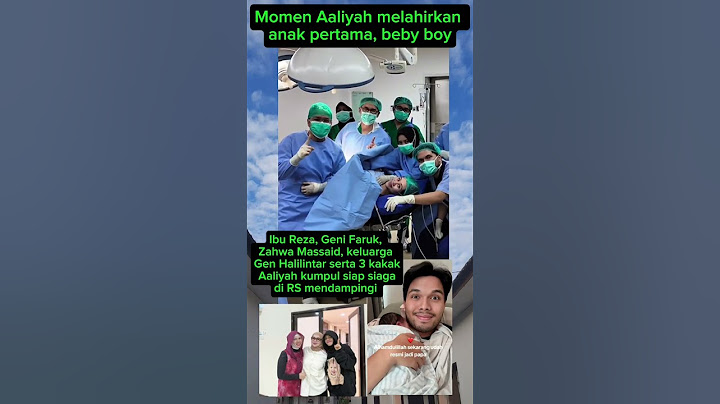 Aaliyah Massaid melahirkan anak pertama😍 #aaliyahmasaid #aaliya #thariqhalilintar #thoriq