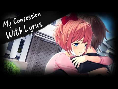 My Confession WITH LYRICS | Doki Doki Literature Club Cover