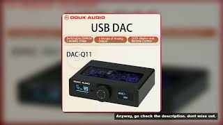 Douk Audio HiFi ESS9038Q2M AK4493 USB DAC Audio Adapter COAX/OPT Digital to Analog Converter DSD256