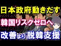 日本政府も脱韓を視野に?関係改善より韓リスクゼロへ支援対策に動き出す!