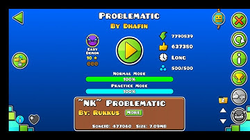 Problematic by Dhafin (Easy Demon) | Geometry dash 2.11