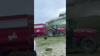 MESS HAPPENED WHEN THE SILAGE MACHI...