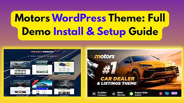 Motors WordPress Theme Full Demo Install & Setup Guide