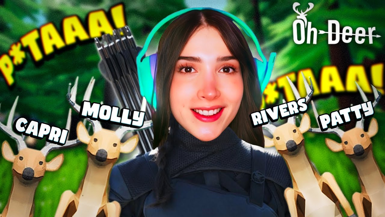 ESTAN MUY DESATADAS! 🦌🤣 | NEZUMI juega OH DEER! con RIVERS y LAS TRANSNOCHADAS