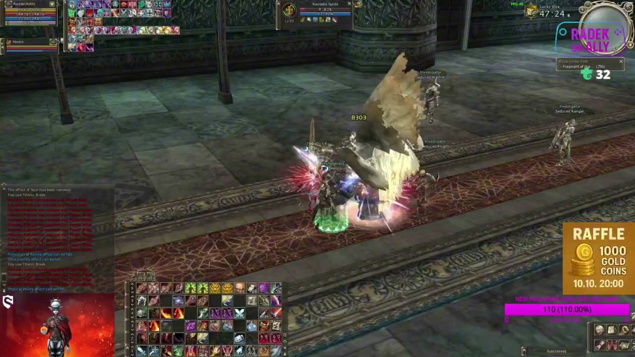 Lineage 2 Scryde x100 – Day 20 Zaken Castle Instance & Seed of