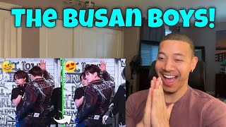 THE BUSAN BOYS (Jimin & Jungkook) REACTION!