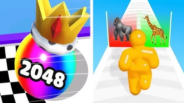 Ball Merge 2048 | Tall Man Run - Gameplay All Levels Android,iOS - NEW APK UPDATE