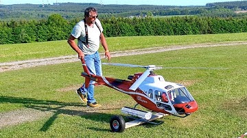 FANTASTIC RC AS-350 ECUREUIL / SCALE MODEL ELECTRIC HELICOPTER / FLIGHT DEMONSTRATION !!!