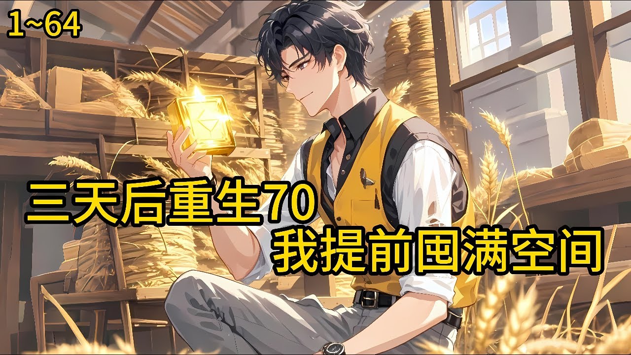 重生回物质匮乏的1976年。开启无限空间后他果断变卖千万家产，化身囤货狂人！三天后，当他重生归来《三天后重生70，我提前囤满空间》1~64#小说 #热血#小说推荐 #漫畫#有声小说#狗血#爽文