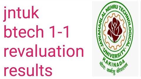 jntuk btech 1-1 revaluation results