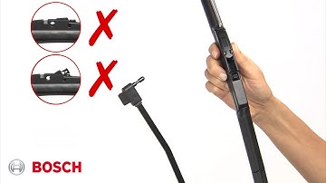 Hybrid Large Pin Connection - How to Install Bosch Spectrum DirectFit Hybrid Wiper Blades
