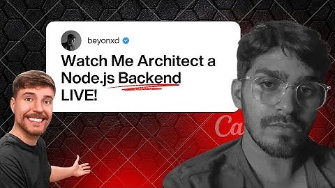 Watch Me Architect a Node.js Backend LIVE! | DAY 2