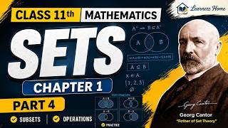 Chapter 1 - Sets (Part 4) | Venn Diagram | Class 11th Maths Series | By Learnerz Home