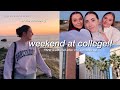 weekend in my life at college!! | coming back from winter break, trip to santa cruz, etc.