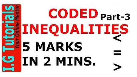 coded inequality -3|short trick|best trick| smart approach| SBI,IBPS, RRB