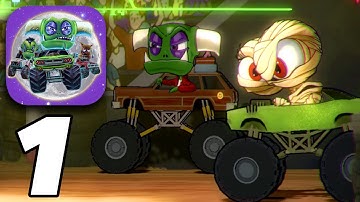 Monsters N Trucks - Race! Stunt! Wreck! Smash! - Gameplay Walkthrough Part 1 (iOS, Android)