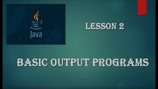 Beginner's Java 2 : Basic Output Programs : ICSE