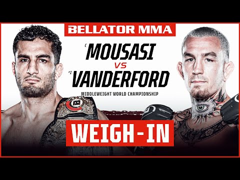 Weigh Ins | Bellator 275: Mousasi vs. Vanderford