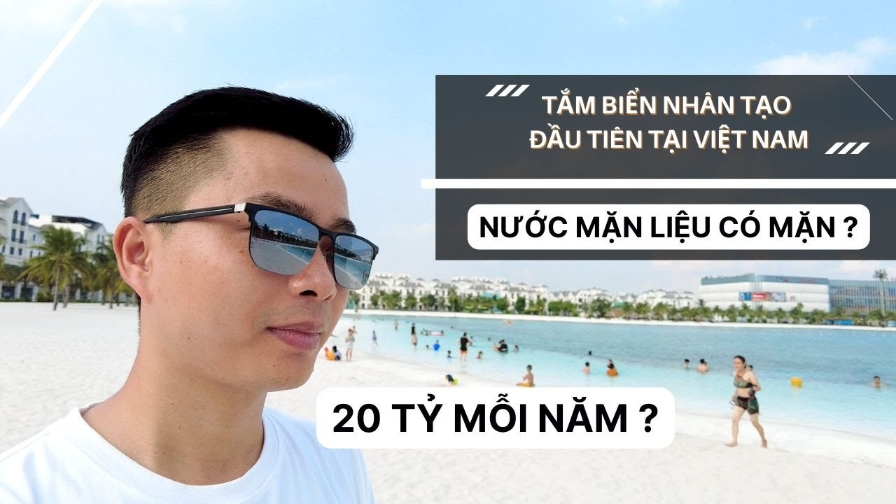 Trải nghiệm tắm biển nước mặn nhân tạo Lagoon - Vinhomes Ocean Park
