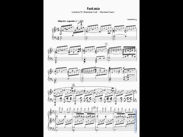 Maplestory Piano Score] Ludibrium Pq : Fantasia(Abandoned Tower) - Youtube